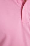 Erkek Slim Fit Dar Kesim %100 Pamuk Pembe Polo Yaka Tişört