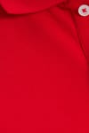 Erkek Slim Fit Dar Kesim %100 Pamuk Kırmızı Polo Yaka Tişört