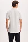 Erkek Slim Fit Dar Kesim %100 Pamuk Kısa Kollu Polo Yaka Yeşil Tişört