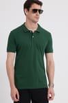 SLIM FIT PLAIN PIQUE T-SHIRT 25/26  TİŞÖRT
