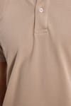 Erkek Slim Fit Dar Kesim %100 Pamuk Kısa Kollu Polo Yaka Taş Tişört