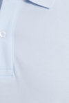 Erkek Slim Fit Dar Kesim %100 Pamuk Turkuaz Polo Yaka Tişört