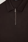 COMFORT FIT SHORT SLV  ZIP POLO OYS T-SHIRT