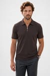 COMFORT FIT SHORT SLV  ZIP POLO OYS T-SHIRT