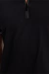 SLIM FIT T-SHIRT PIQUE ZIPPER COLLAR STRONG  TİŞÖRT