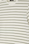 REGULAR FIT SHORT SLV STRIPE JACGUARD CREW NECK RODRI T-SHIRT