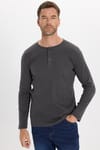 SLIM FIT LONG SLV  PEP  TİŞÖRT