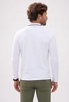 SLIM FIT LONG SLV PIQUE T-SHIRT MANE