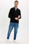 SLIM FIT LONG SLV PIQUE T-SHIRT MANE