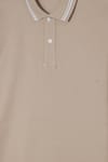SLIM FIT LONG SLV PIQUE T-SHIRT MANE