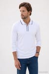 SLIM FIT LONG SLV PIQUE T-SHIRT CASEMIRO