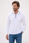 SLIM FIT LONG SLV PIQUE T-SHIRT CASEMIRO