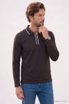 SLIM FIT LONG SLV PIQUE T-SHIRT CASEMIRO