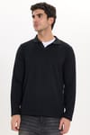 SLIM FIT LONG SLV STRIPED POLO COLLAR  T-SHIRT OYS
