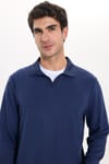 SLIM FIT LONG SLV STRIPED POLO COLLAR  T-SHIRT OYS