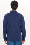 SLIM FIT LONG SLV STRIPED POLO COLLAR  T-SHIRT OYS