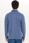 SLIM FIT LONG SLV STRIPED POLO COLLAR  T-SHIRT OYS