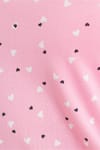 Kadın Standart Fit Normal Kesim İnce Askılı Geniş Yaka Baskılı Pembe Pijama
