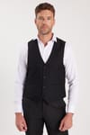 Slim Fit Düz Cepli Erkek Yelek