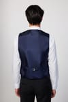 Slim Fit Dar Kesim 3 Cepli 4 Mevsim Düz Gri Erkek Yelek