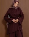 Aksesuarlı Bordo Soft Takım