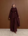 Aksesuarlı Bordo Soft Takım