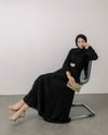 Aksesuarlı Siyah Dantel Elbise