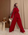 Alize Pantolonlu Bordo Takım