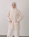 Angora Cepli Krem Ceket