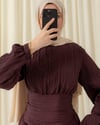 Aren Bordo Elbise