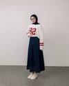 Baskılı Ekru Sweat