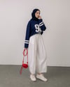 Baskılı Lacivert Sweat