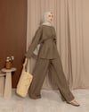 Bel Daraltmalı Haki Takım