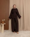 Bel Daraltmalı Kahve Takım