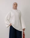 Belden Bağcıklı Ekru Sweat