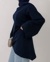 Belden Bağcıklı Lacivert Sweat