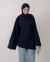 Belden Bağcıklı Lacivert Sweat