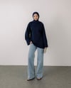 Belden Bağcıklı Lacivert Sweat