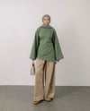 Belden Bağcıklı Mint Yeşili Sweat