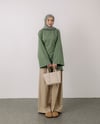 Belden Bağcıklı Mint Yeşili Sweat