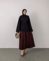 Belden Bağcıklı Siyah Sweat