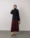 Belden Bağcıklı Siyah Sweat