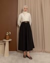 Beli Lastikli Kemerli Siyah Etek