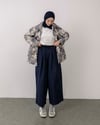 Beli Lastikli Lacivert Pantolon