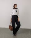 Beli Lastikli Siyah Pantolon