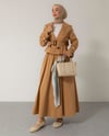Ceket Etek Camel Gabardin Takım