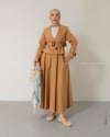 Ceket Etek Camel Gabardin Takım