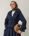 Ceket Etek Lacivert Gabardin Takım