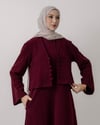 Ceket Jile Bordo Takım