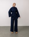 Ceketli Lacivert Denim Takım